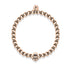Vader | 18 Karat Roségold | Kristall-Charm-Armband